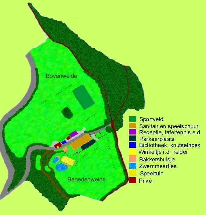 Campsite map La Forêt du Morvan