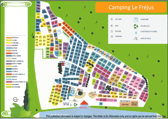 Camping Le Fréjus in French Riviera (Côte d'Azur), Var, Fréjus - mobile ...