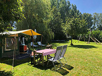 Cheval Rouge Bungalowtent Privat Sanitair