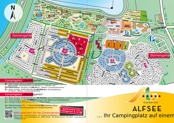 Map of Alfsee Ferienpark