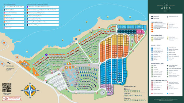 Map of Aminess Style Camping Atea