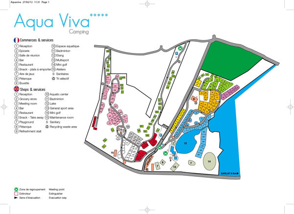 Map of Aqua Viva