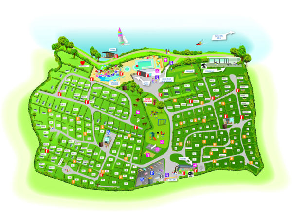 Map of Au Bocage Du Lac