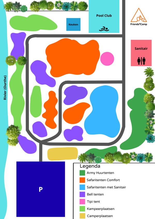 Map of Au Bord de l'Ourthe (1-Ouder)