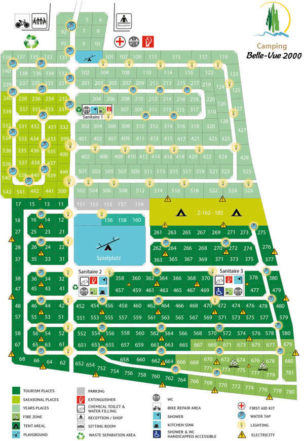 Map of Belle-Vue 2000
