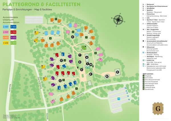 Map of Buytenplaats Gooise Heide