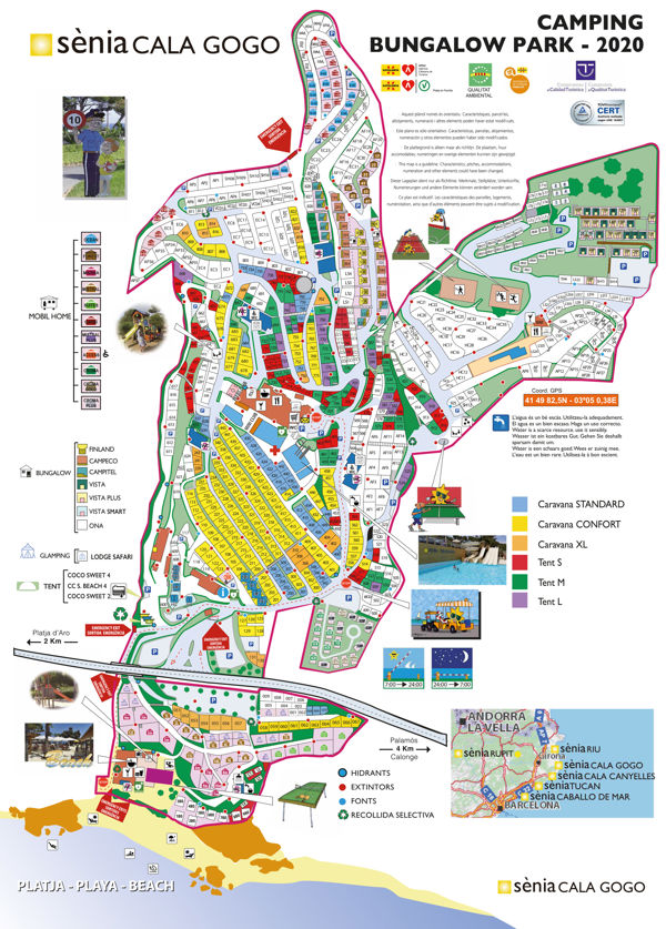 Map of Cala Gogo (Spanje)