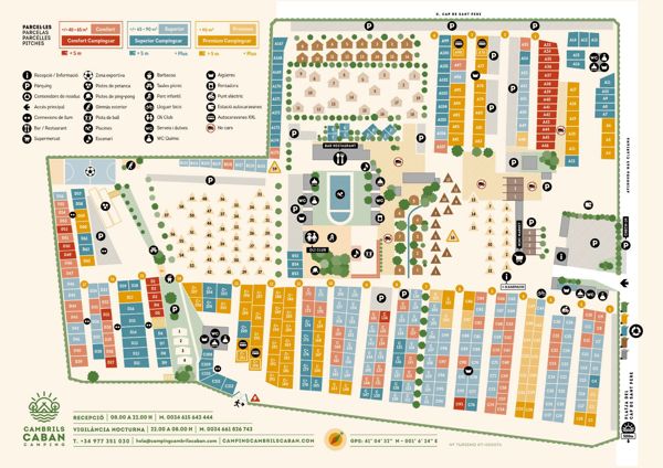 Map of Cambrils Caban 
