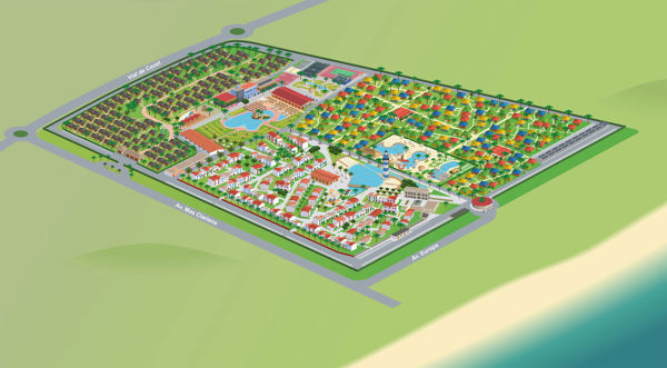 Map of Cambrils Park