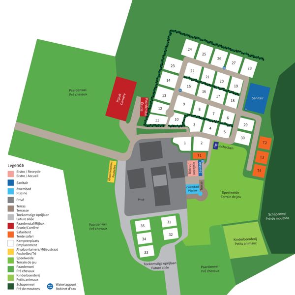 Map of Camping Charmant