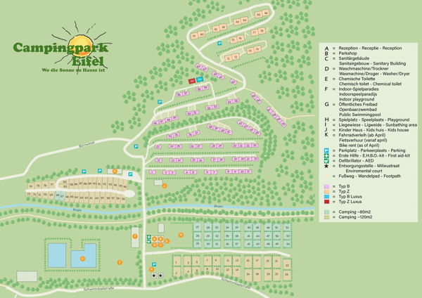Map of Campingpark Eifel