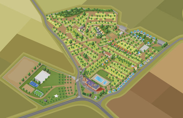 Map of Castell d'Aro
