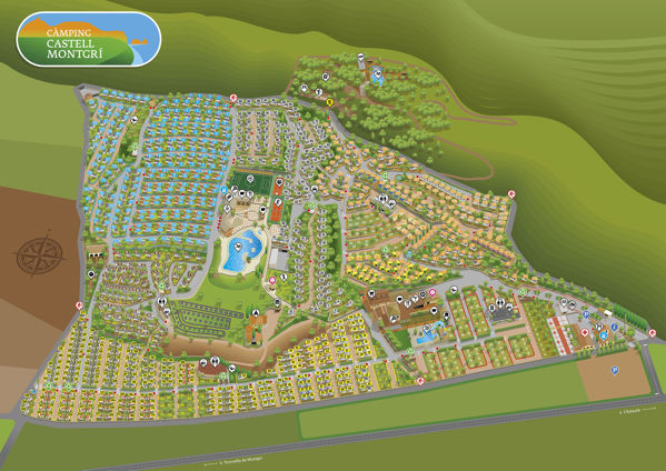 Map of Castell Montgri