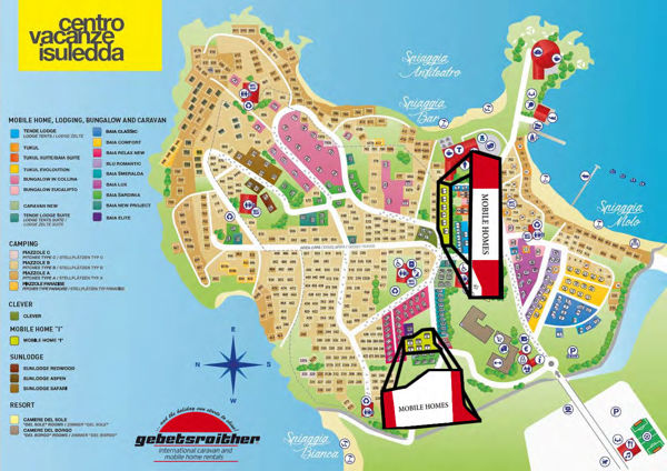 Map of Centro Vacanze Isuledda