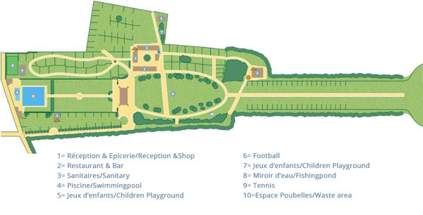 Map of Château de Martragny