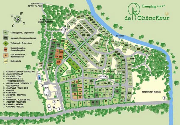 Map of De Chênefleur