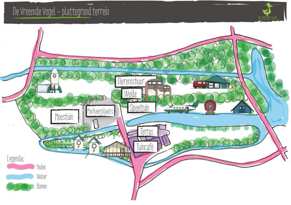 Map of De Vreemde Vogel