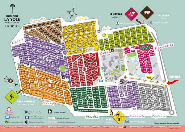 Map of Domaine de la Yole