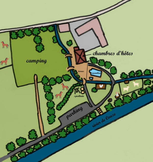 Map of Domaine des Lilas