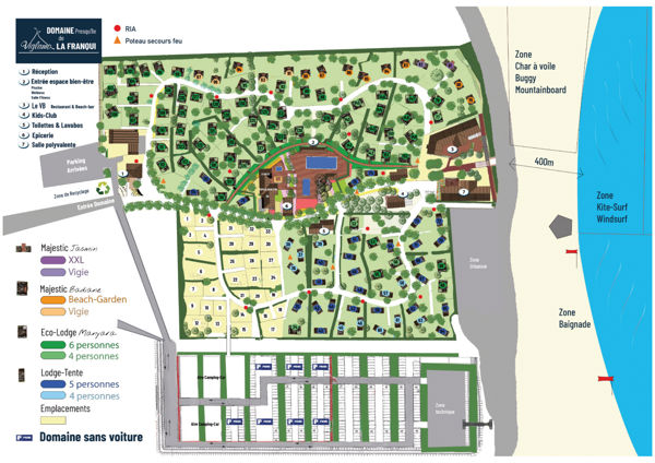 Map of Domaine la Franqui 