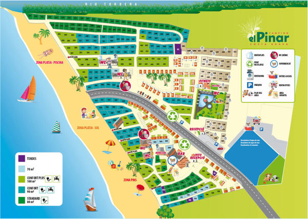 Map of Alannia El Pinar