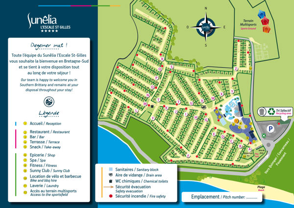 Map of Escale St. Gilles