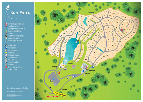Map of EuroParcs Brunssummerheide