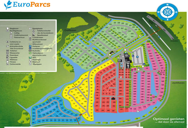 Map of EuroParcs Buitenhuizen
