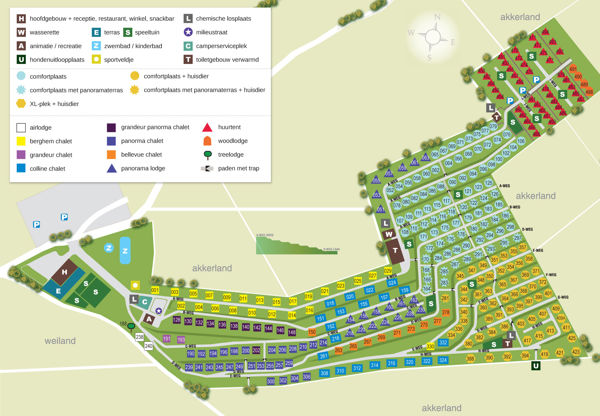 Map of EuroParcs Gulperberg