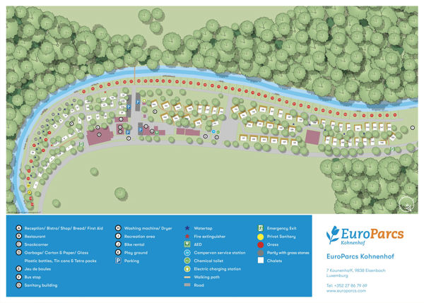 Map of EuroParcs Kohnenhof