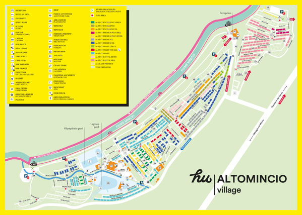 Map of hu Altomincio village