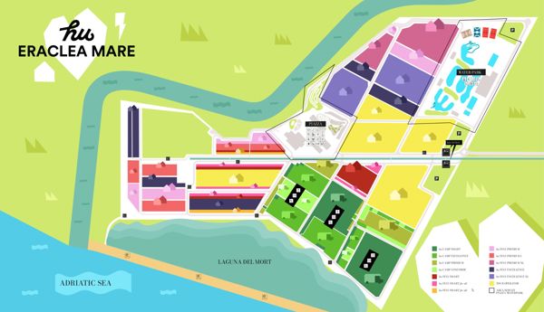 Map of hu Eraclea Mare