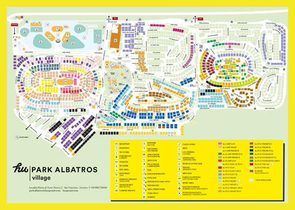 Map of hu Park Albatros village