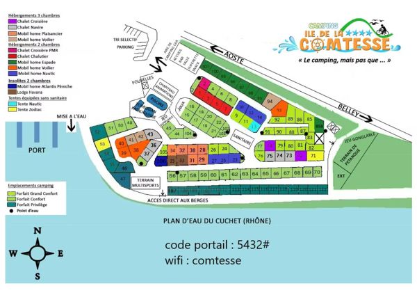 Map of Ile de la Comtesse