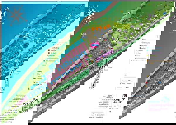 Map of Knaus campingpark Rügen