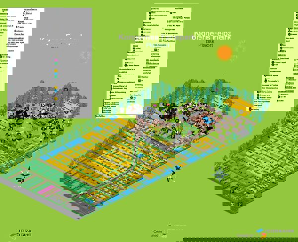 Map of Kongernes Feriepark