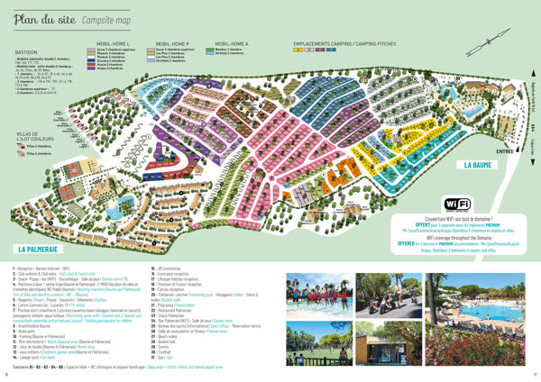 Map of La Baume - La Palmeraie