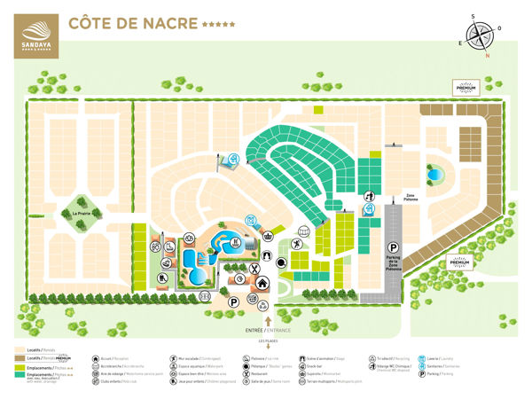 Map of La Côte de Nacre