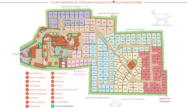 Map of La Grand' Métairie