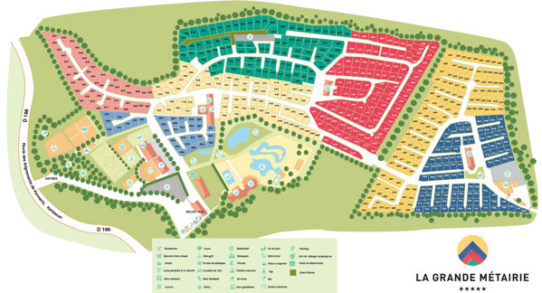 Map of La Grande Métairie de Kermario