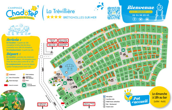 Map of La Trévillière