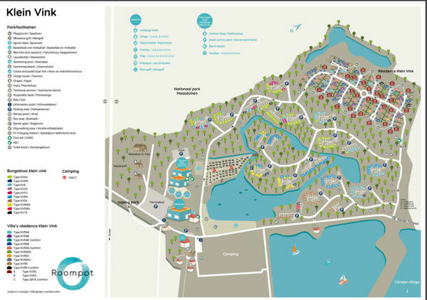 Map of Landal Klein Vink