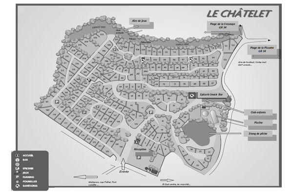 Map of Le Châtelet