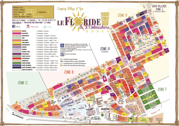 Map of Le Floride