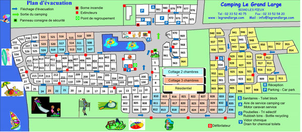 Map of Le Grand Large (Les Pieux)
