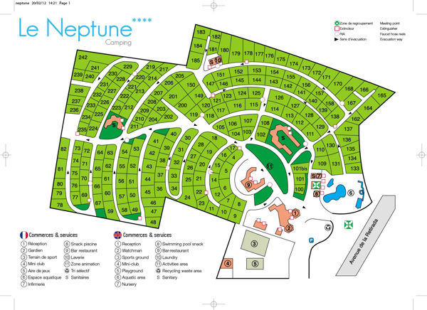 Map of Le Neptune
