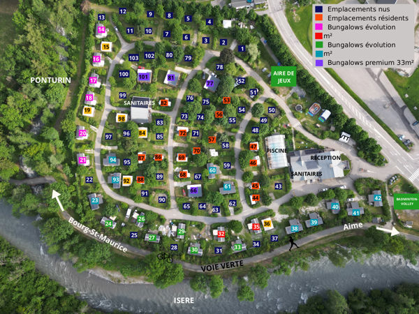 Map of l'Eden de la Vanoise