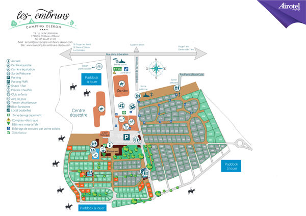 Map of Les Embruns d'Oléron