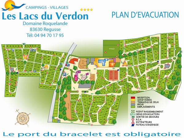 Map of Les Lacs du Verdon