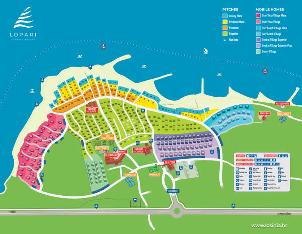 Map of Lopari Camping Resort